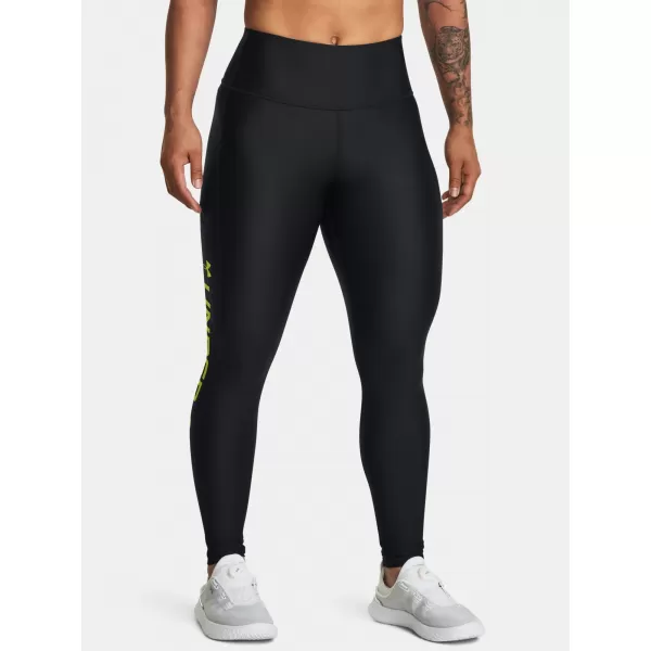  Leggings für Damen UNDER ARMOUR ARMOUR BRANDED LEGGING 1376327-003 SCHWARZ 