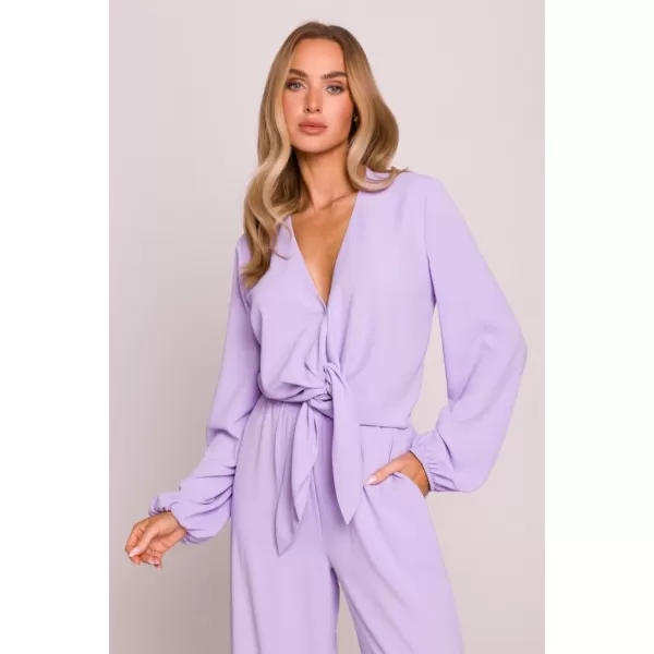  Crop-Top für Damen MOE M861 LILA 