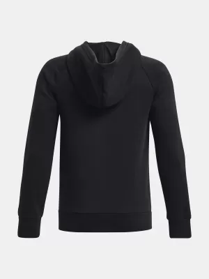 Jungen-Sweatshirt UNDER ARMOUR RIVAL FLEECE FZ HOODIE 1379794-001 SCHWARZ