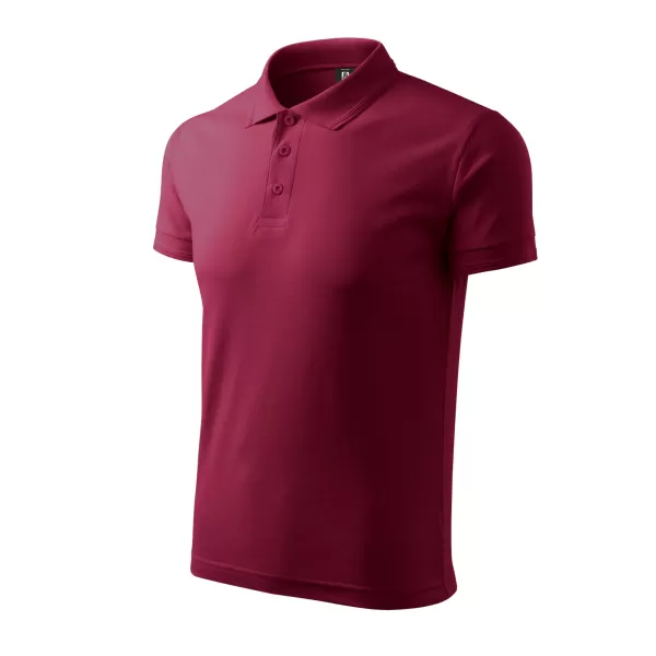  Herren t -Shirt mit einem Kragen ALTISPORT NoPrint NP/ALM302 GRANAT 
