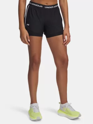 Damen-Shorts UNDER ARMOUR TECH PLAY UP 2IN1 SHORTS 1389895-001 SCHWARZ