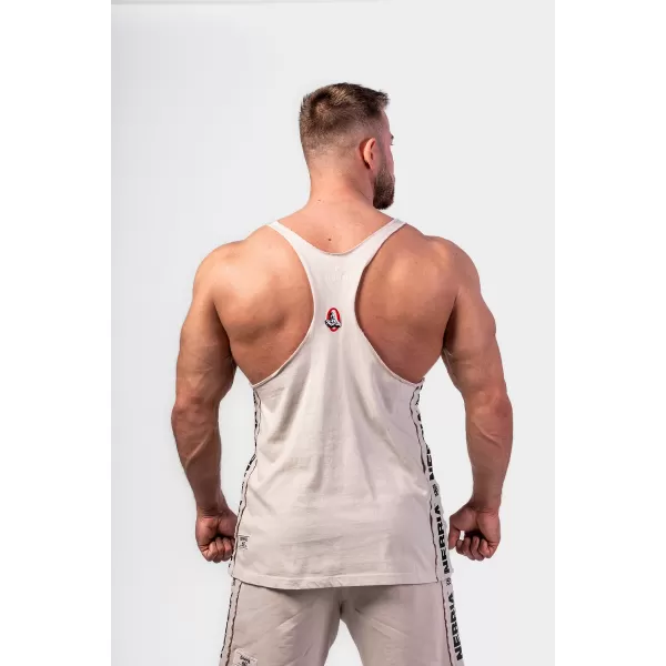 Gewaschener Muscle-Back-String GOLDEN AGE 791 HELLGRAU Nebbia 