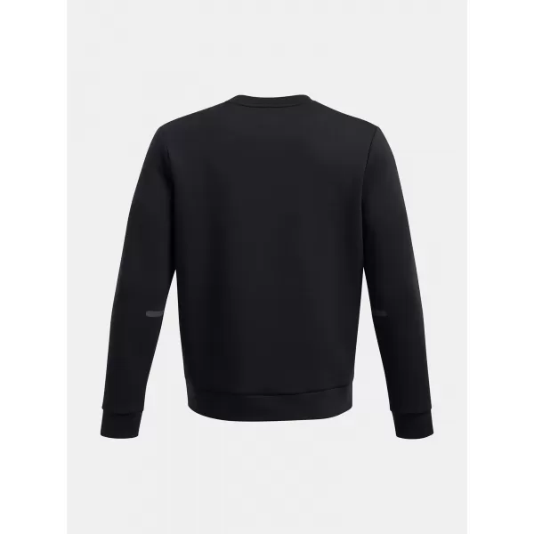  Herren-Sweatshirt UNDER ARMOUR UNSTOPPABLE FLC CREW EU 1389351-001 SCHWARZ 