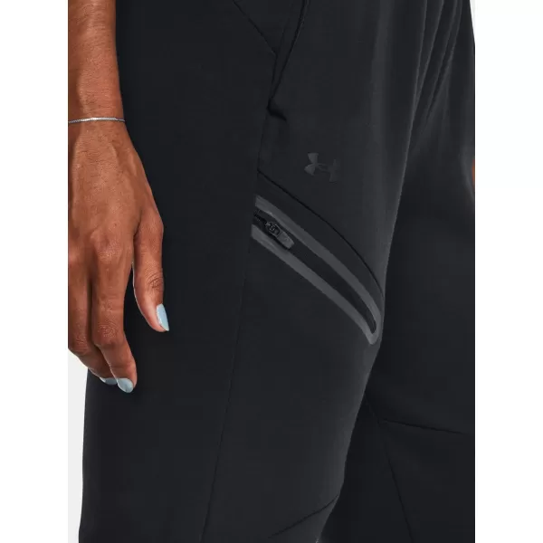  Damen-Jogginghose UNDER ARMOUR UNSTOPPABLE FLC JOGGER 1379846-001 SCHWARZ 