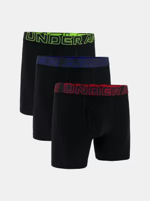 Herren-Boxershorts UNDER ARMOUR M PERF COTTON 6IN (3KS) 1383889-004 SCHWARZ