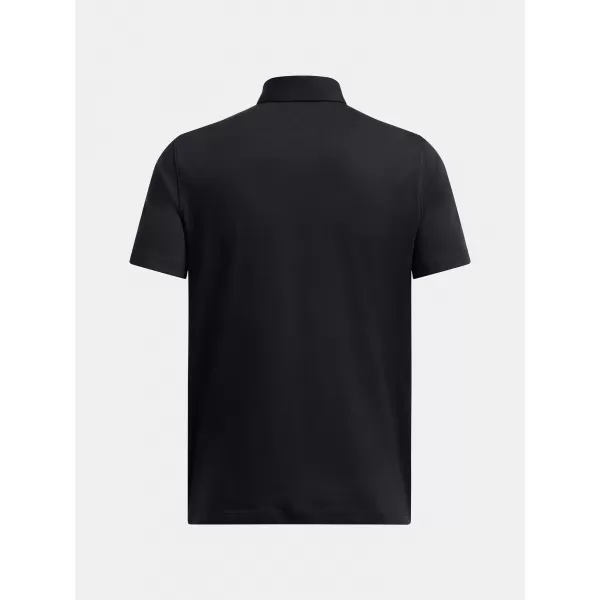  Herren-T-Shirt UNDER ARMOUR ICON POLO 1386608-001 SCHWARZ 