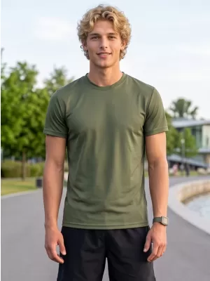 Herren -funktionales Hemd ALTISPORT NoPrint NP/ALM421 KHAKI