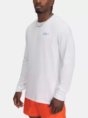 Herren-T-Shirt UNDER ARMOUR M WORKWEAR LOGO LS 1390167-100 WEIß