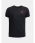 T-Shirt für Jungen UNDER ARMOUR TECH TEXTURED SS 1382790-003 SCHWARZ
