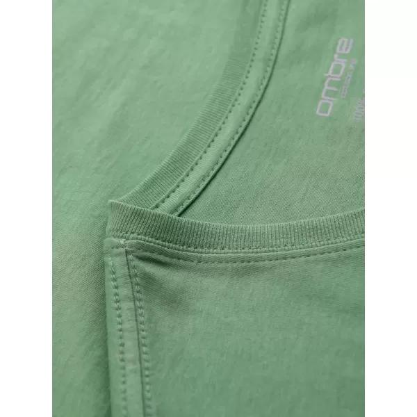  Hemd OMBRE OM-TSBS-0237 GRÜN 