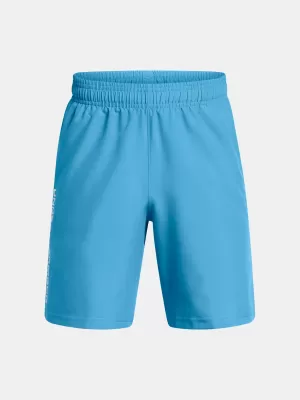 Shorts für Jungen UNDER ARMOUR TECH WOVEN WORDMARK SHORT 1383341-452 BLAU