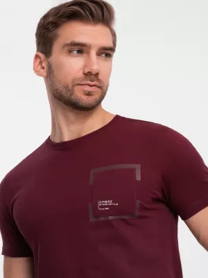 Hemd OMBRE OM-TSPT-0154 KASTANIENBRAUN