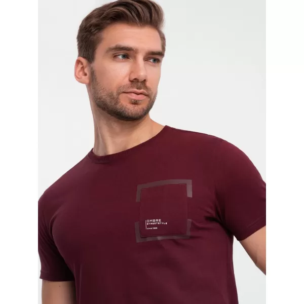  Hemd OMBRE OM-TSPT-0154 KASTANIENBRAUN 