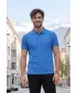 Herren-T-Shirt mit Kragen ALTISPORT NoPrint NP/ALM302 SCHNORCHEL BLAU