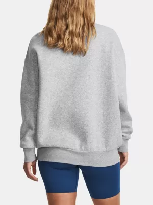 Damen-Sweatshirt UNDER ARMOUR ESSENTIAL FLC OS CREW 1379475-012 GRAU