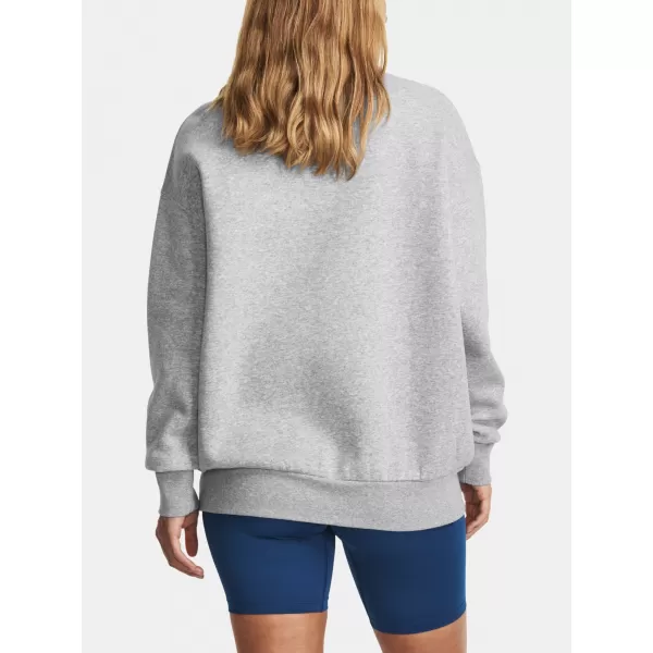  Damen-Sweatshirt UNDER ARMOUR ESSENTIAL FLC OS CREW 1379475-012 GRAU 