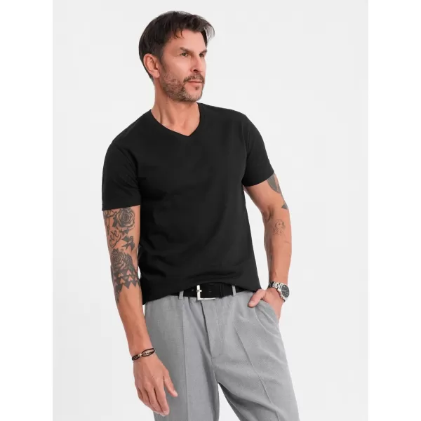  Hemd OMBRE OM-TSBS-0237 SCHWARZ 