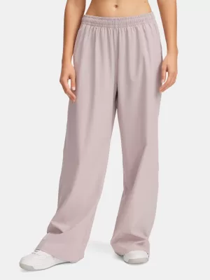 Sporthose für Damen UNDER ARMOUR RIVAL WIDE LEG PANT 1386453-009 GRAU