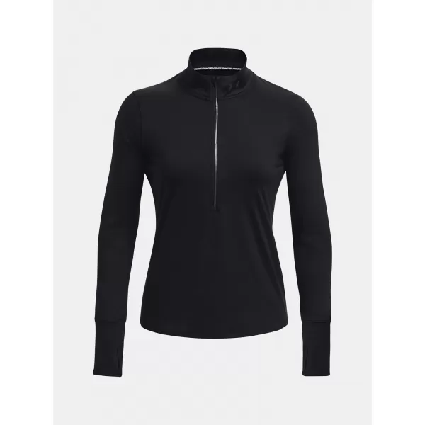  Damen-T-Shirt UNDER ARMOUR QUALIFIER RUN 1/2 ZIP 1379349-001 SCHWARZ 