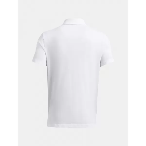  Herren-T-Shirt UNDER ARMOUR ICON POLO 1386608-100 WEIß 