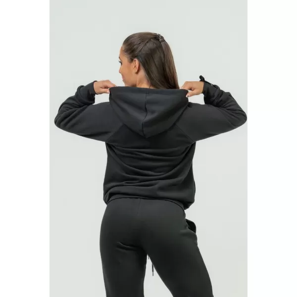  Damen-Sport-Hoodie INTENSE Signature 845 BLACK Nebbia 