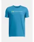 T-Shirt für Jungen UNDER ARMOUR B LOGO WORDMARK SS 1389963-452 BLAU