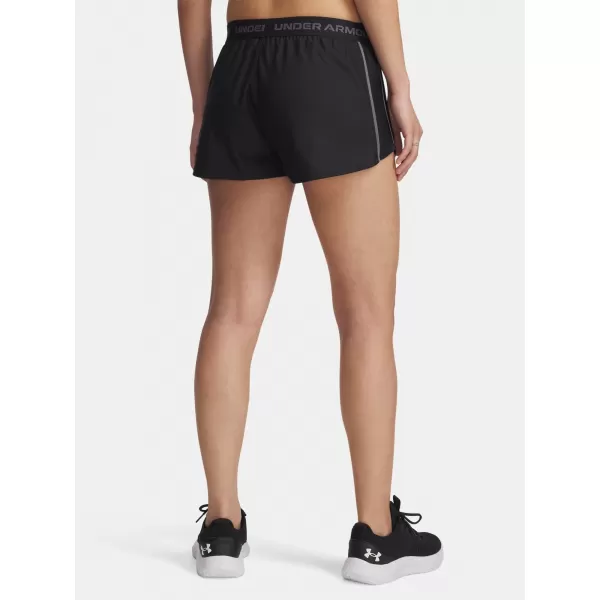  Damen-Shorts UNDER ARMOUR TECH PLAY UP SHORTS 1389882-001 SCHWARZ 