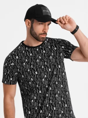 Hemd OMBRE OM-TSFP-0225 SCHWARZ