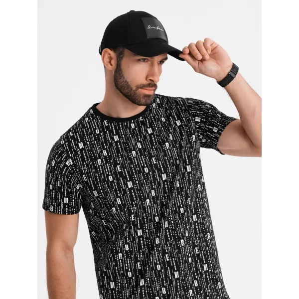  Hemd OMBRE OM-TSFP-0225 SCHWARZ 