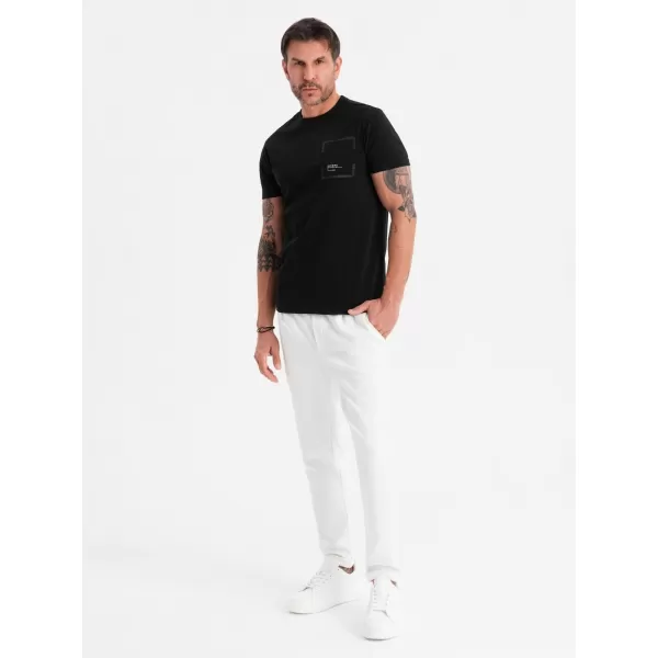  Hemd OMBRE OM-TSPT-0154 SCHWARZ 
