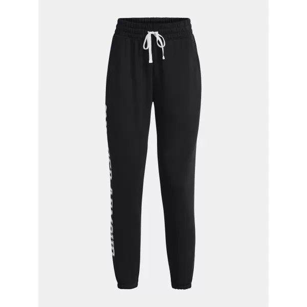 Damen-Jogginghose UNDER ARMOUR RIVAL TERRY GRAPHIC JOGR 1379437-001 SCHWARZ 
