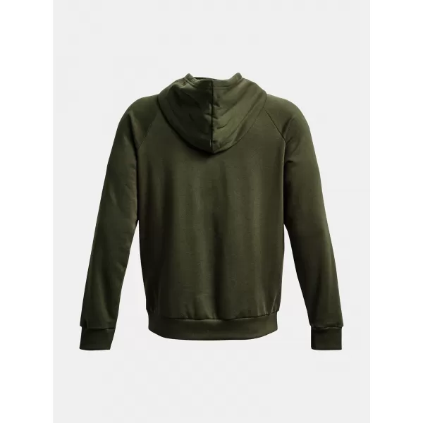  Herren-Sweatshirt UNDER ARMOUR RIVAL FLEECE HOODIE 1379757-390 GRÜN 