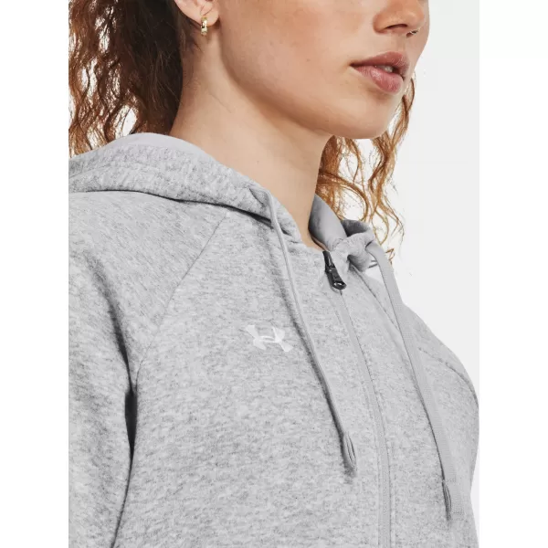  Damen-Sweatshirt UNDER ARMOUR RIVAL FLEECE FZ HOODIE 1379497-012 GRAU 