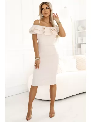 Kleid NUMOCO CARMEN 599-1 BEIGE