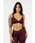 Sport-BH STRONG BEAUTY 424 DUNKELROT Nebbia