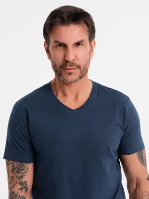 Hemd OMBRE OM-TSBS-0237 MARINEBLAU