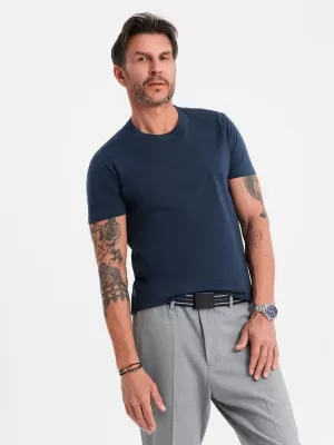 Hemd OMBRE OM-TSBS-0236 MARINEBLAU