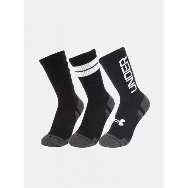 Socken UNDER ARMOUR PERF TECH NOV CREW (3 PÁRY) 1379515-002 SCHWARZ 