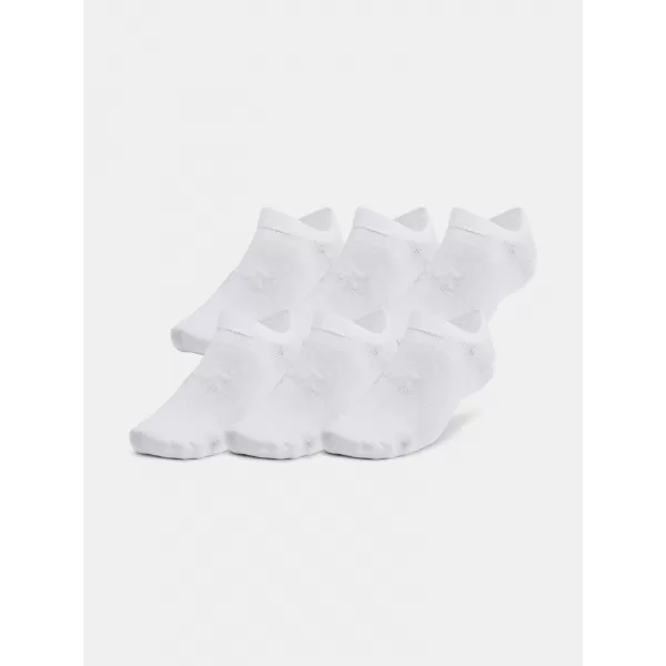  Socken UNDER ARMOUR ESSENTIAL NO SHOW (6 PÁRŮ) 1382611-100 WEIß 