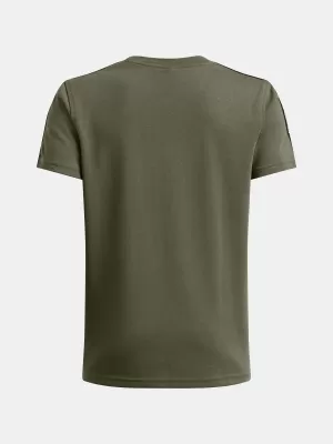 T-Shirt für Jungen UNDER ARMOUR B ICON TAPED SS 6001583-390 GRÜN