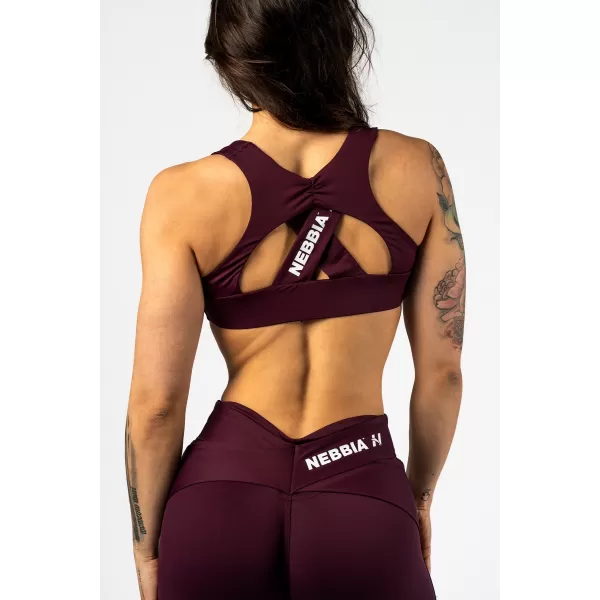  Sport-BH STRONG BEAUTY 424 DUNKELROT Nebbia 