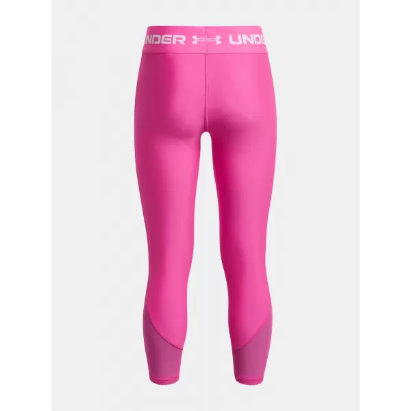  Leggings für Mädchen UNDER ARMOUR ARMOUR ANKLE CROP 1373950-652 ROSA 