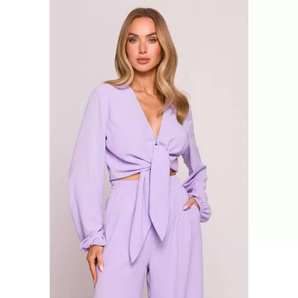  Crop-Top für Damen MOE M861 LILA 