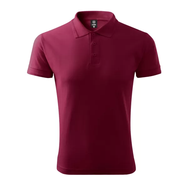  Herren t -Shirt mit einem Kragen ALTISPORT NoPrint NP/ALM302 GRANAT 