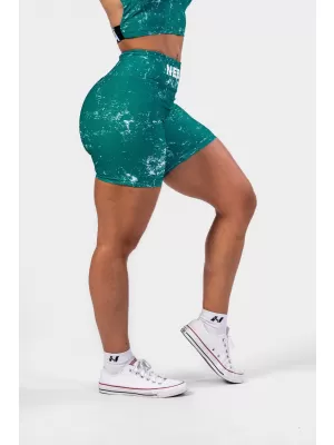 HAMMIES 615 GRÜN Nebbia hoch taillierte 5-Zoll-Leggings-Shorts