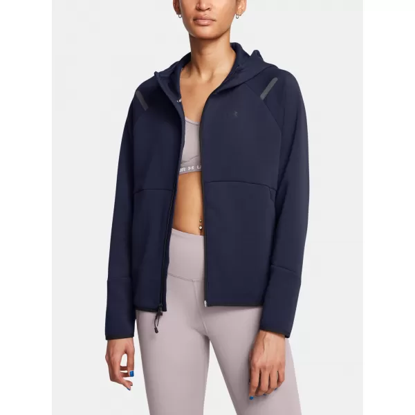  Damen-Sweatshirt UNDER ARMOUR UNSTOPPABLE FLEECE FZ 1379842-410 BLAU 