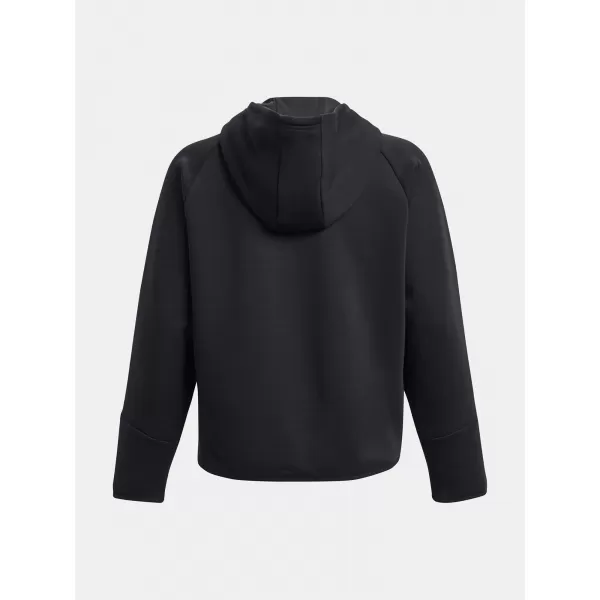  Damen-Sweatshirt UNDER ARMOUR UNSTOPPABLE FLC FZ 1379842-001 SCHWARZ 