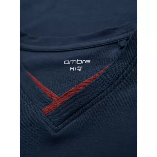  Hemd OMBRE OM-TSCT-0198 MARINEBLAU 