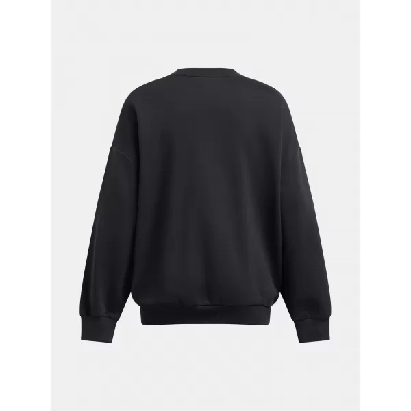  Damen-Sweatshirt UNDER ARMOUR RIVAL FLEECE OS CREW SCHWARZ 