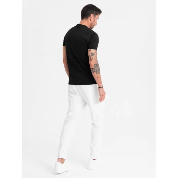  Hemd OMBRE OM-TSPT-0154 SCHWARZ 